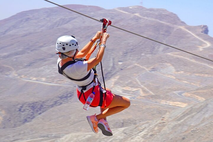Feel the rush as you soar over stunning landscapes on the longest zipline in the world. Experience the beauty of Jebel Jais and the UAE like never before.
